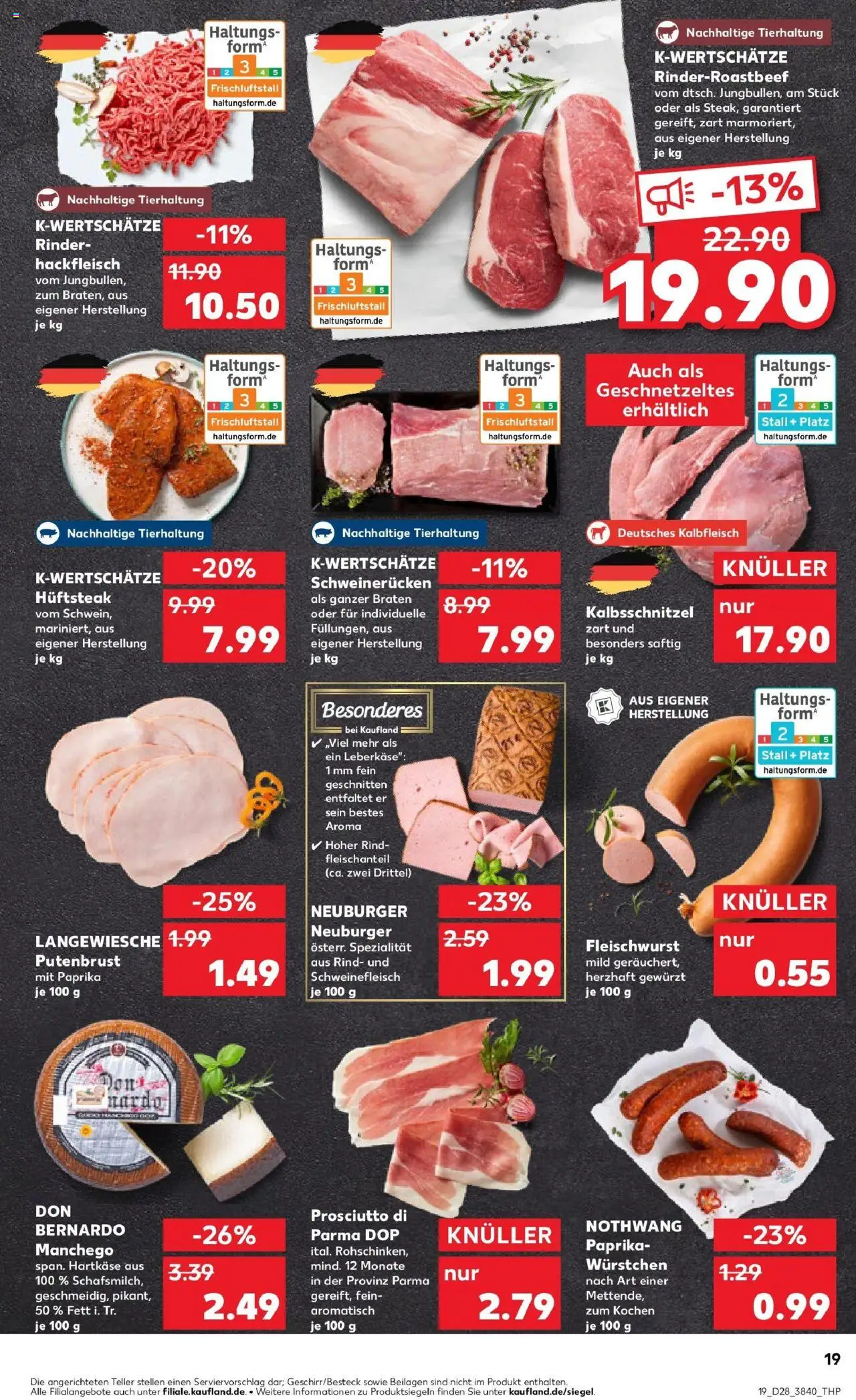 Kaufland prospekt Worms	 - gültig ab dem 09.07.2025 | Seite: 19 | Produkte: Paprika, Schweinerucken, Schweinefleisch, Leberkase