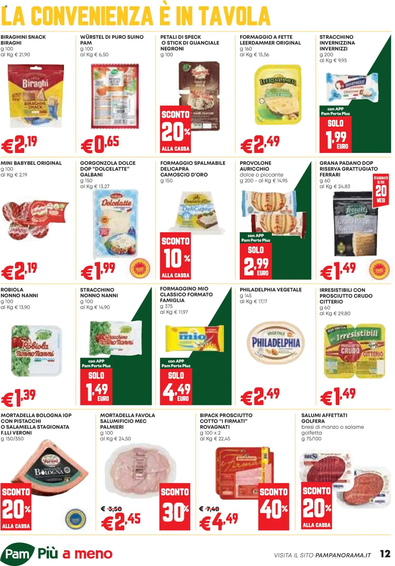 Volantino PAM del 26.02.2026 | Pagina: 12 | Prodotti: Manzo, Suino, Grana Padano, Guanciale