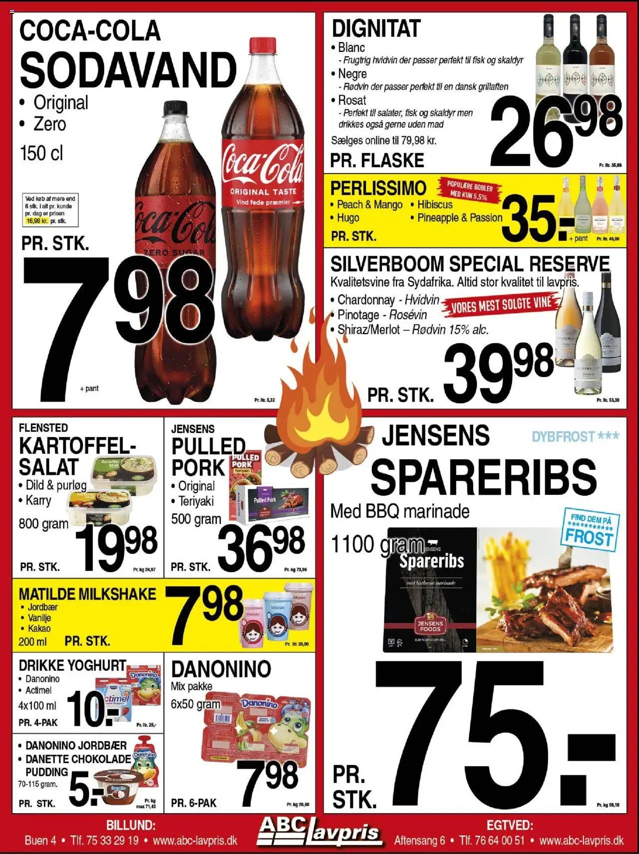 Abc Lavpris Tilbudsavis gyldig fra 18.06.2025 | Side: 2 | Produkter: Fisk, Sodavand, Kakao, Spareribs