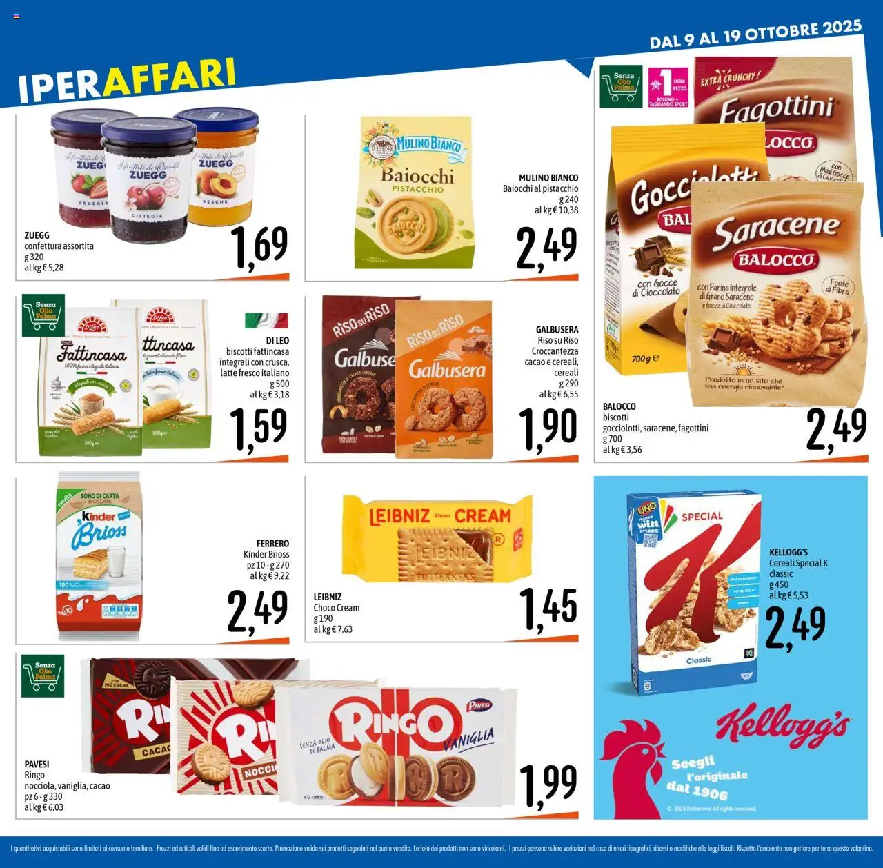 Volantino Emisfero del 09.10.2025 | Pagina: 20 | Prodotti: Crema, Riso, Olio, Cacao