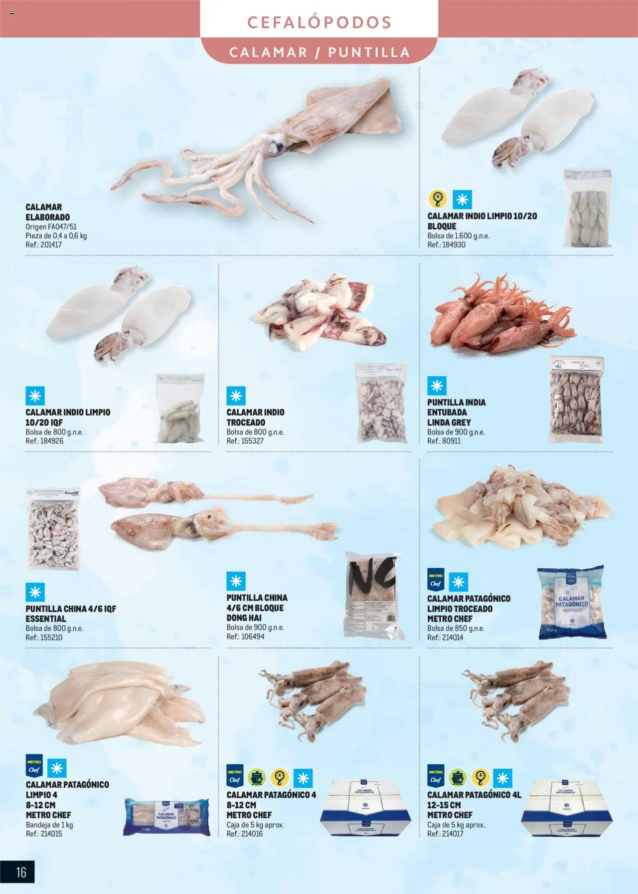 Makro - Especial Pescados Centro │ válido desde el 11.06.2025 | Página: 16 | Productos: Bolsa, Bandeja, Caja