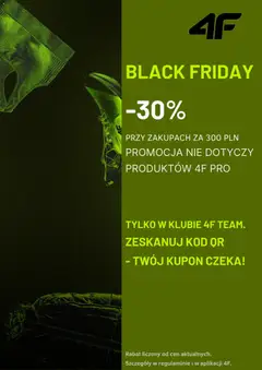 Pogląd oferty "4F Black Friday" - ważna od 17.11.2025