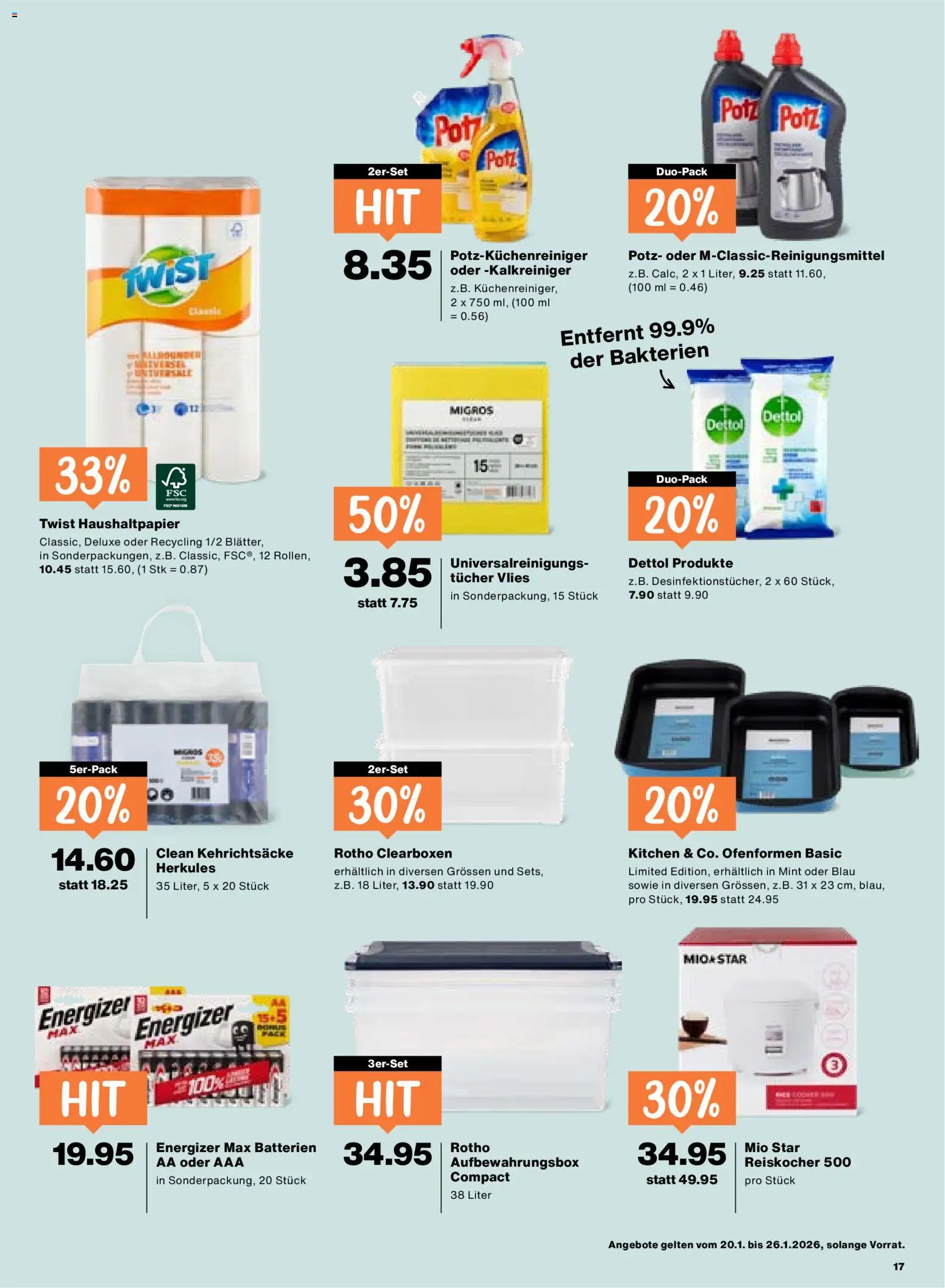 Migros Aktionen – gültig ab 20.01.2026 | Seite: 17 | Produkte: Box