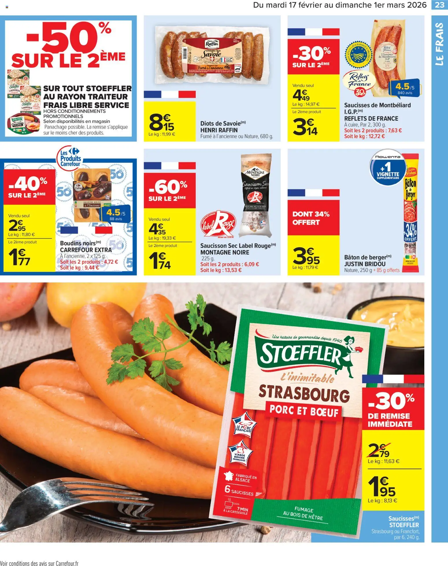 {H1} | Page: 25 | Produits: Saucisson, Saucisson sec, Porc, Viande bovine