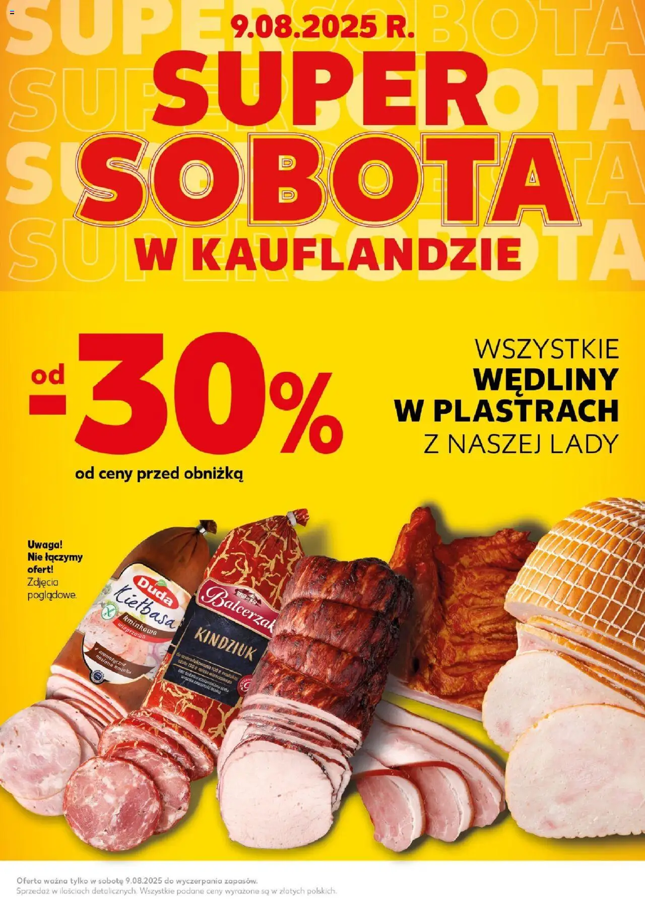 Kaufland gazetka - Super Sobota od 09.08.2025 | Strona: 3 | Produkty: Nasiona, Kindziuk, Wędliny
