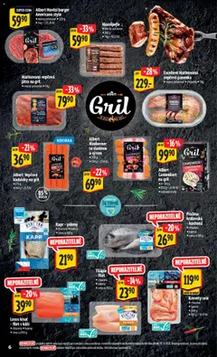 Albert leták - Hypermarket od 17.09.2025 | Strana: 11 | Produkty: Burger, Hovězí, Pražma, Filet