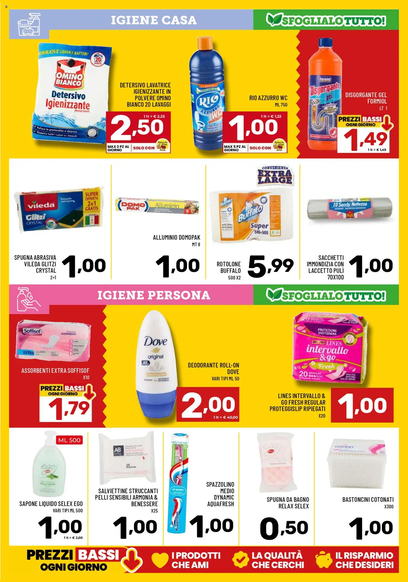 Volantino Il Centesimo del 07.04.2026 | Pagina: 13 | Prodotti: Spazzolino, Alluminio, WC, Bagno