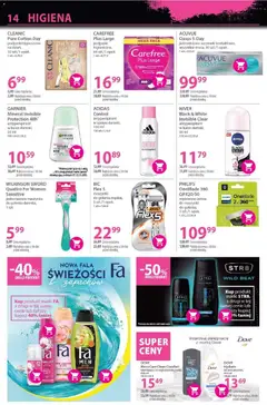 Pogląd oferty "Hebe Black Friday" - ważna od 07.11.2025 | Strona: 14 | Produkty: Podpaski, Prysznic, Żel pod prysznic, Antyperspirant