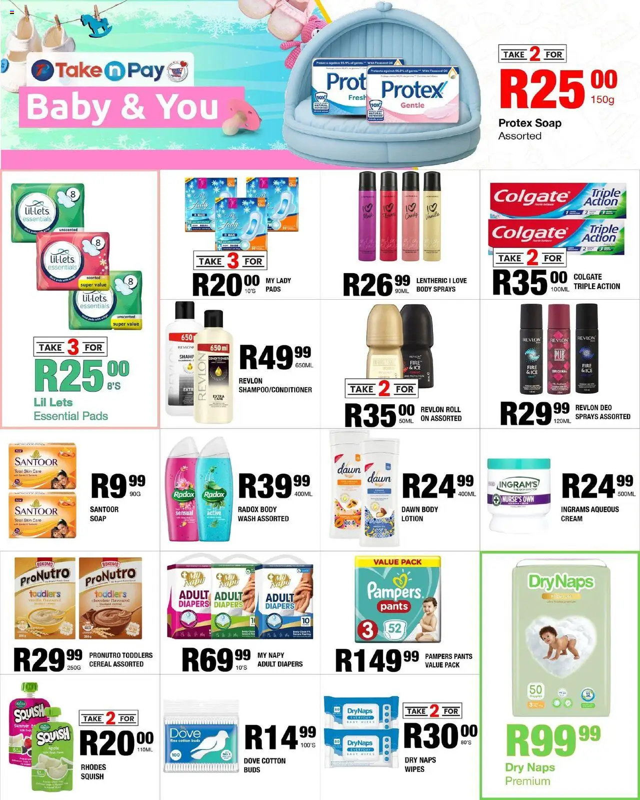 Take n Pay Specials │ valid from 11.08.2025 | Page: 6 | Products: Oil, Chocolate, Conditioner, Cream