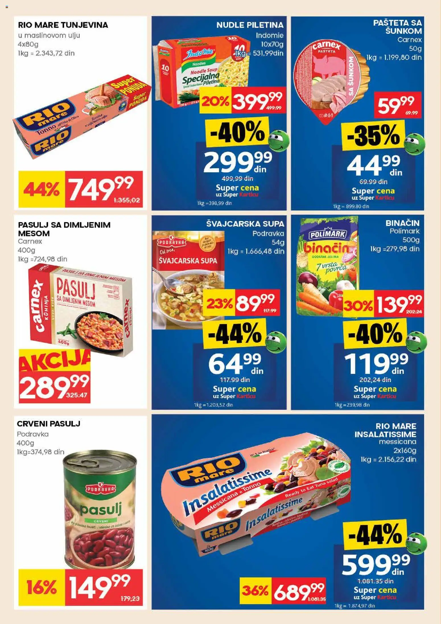 Roda katalog - važi od 23.04.2026 | Strana: 20 | Proizvode: Pasulj, Podravka, Piletina, Nudle