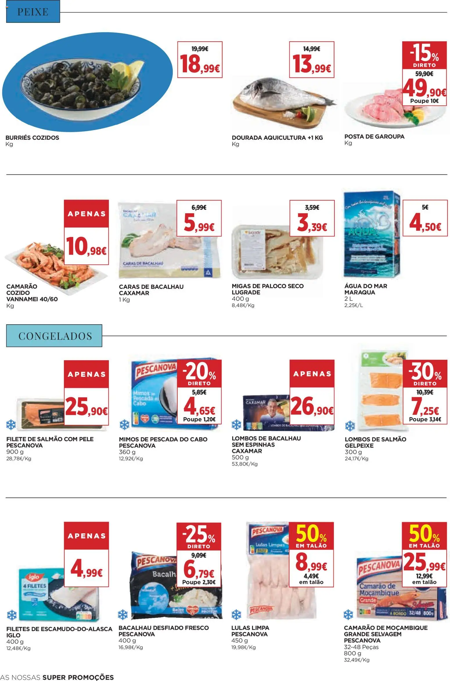 El Corte Ingles folheto │ válido de 01.01.2026 | Página: 12 | Produtos: Agua, Dourada, Camarão, Salmão
