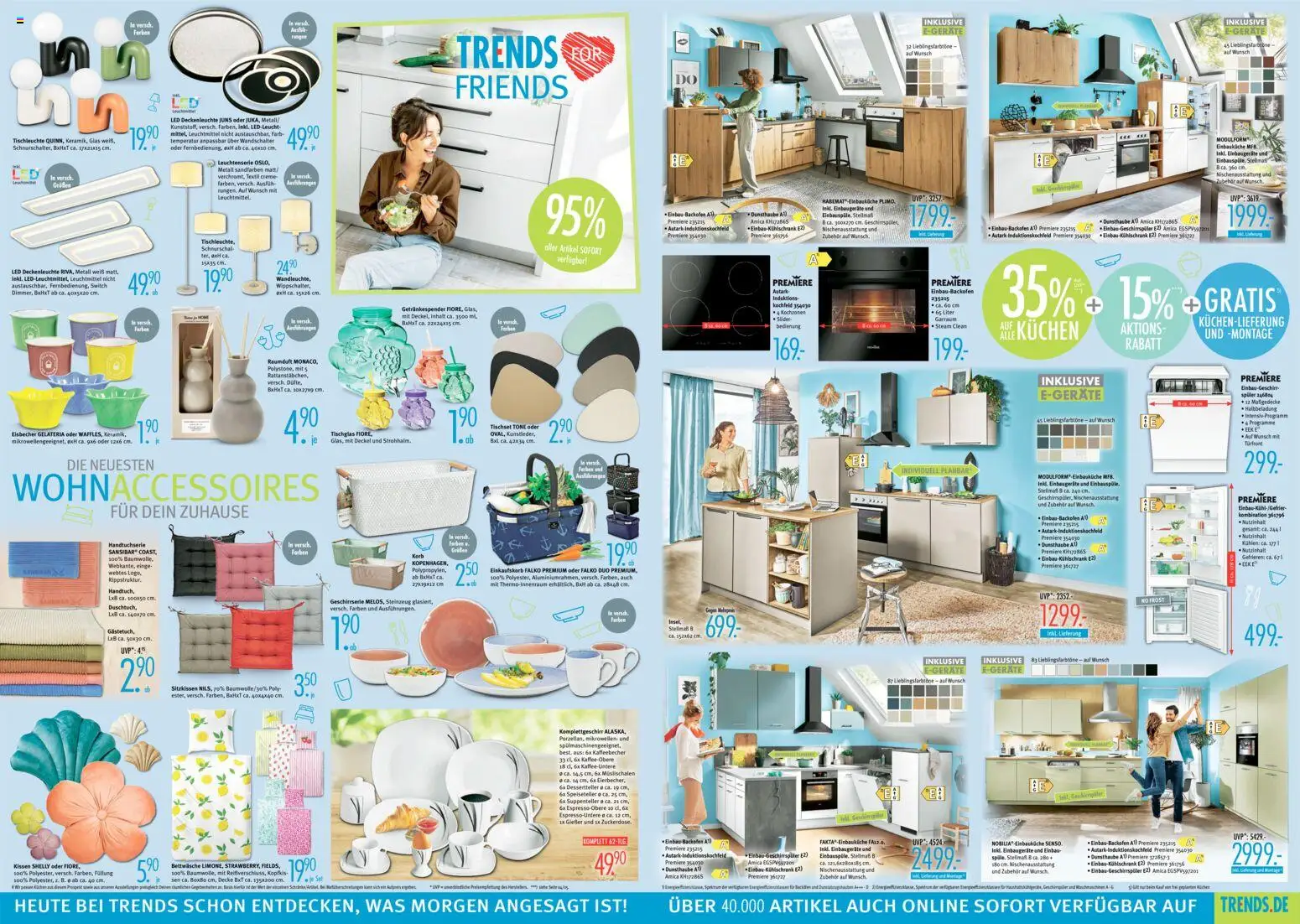 Trends Prospekt 	 – gültig ab 04.04.2026 | Seite: 4 | Produkte: Kissen, Bettwäsche, Creme, Backofen