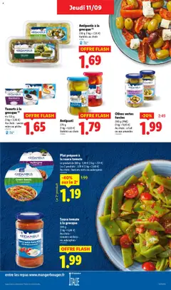  | Page: 25 | Produits: Yaourts, Pêche, Tomates séchées, Tomates