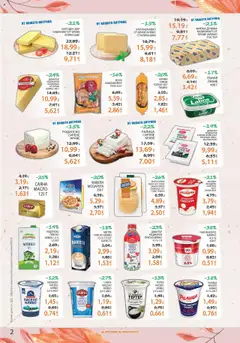 Преглед на Лекси брошура - Офертите са валидни от 08.10.2025 | Страница: 2 | Продукти: Мляко, Сирене, Моцарела, Кашкавал