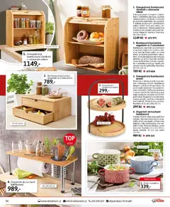 Náhled letáku Velký Košík katalog březen 2026 od 01.03.2026 | Strana: 56 | Produkty: Organizér, Talíře, Chlebník, Etažér