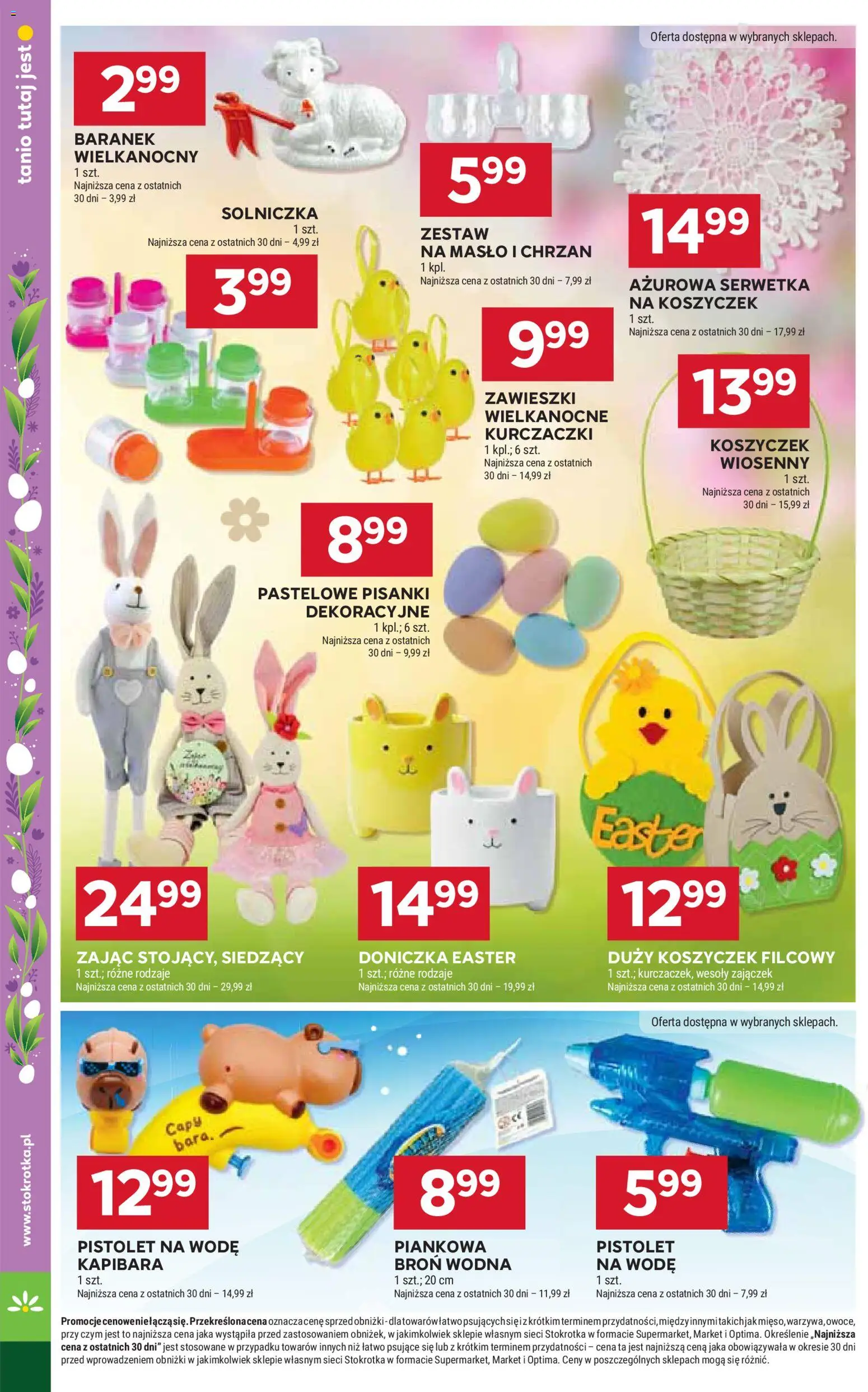 Stokrotka gazetka - Market od 02.04.2026 | Strona: 35 | Produkty: Stokrotka, Chrzan, Doniczka, Masło