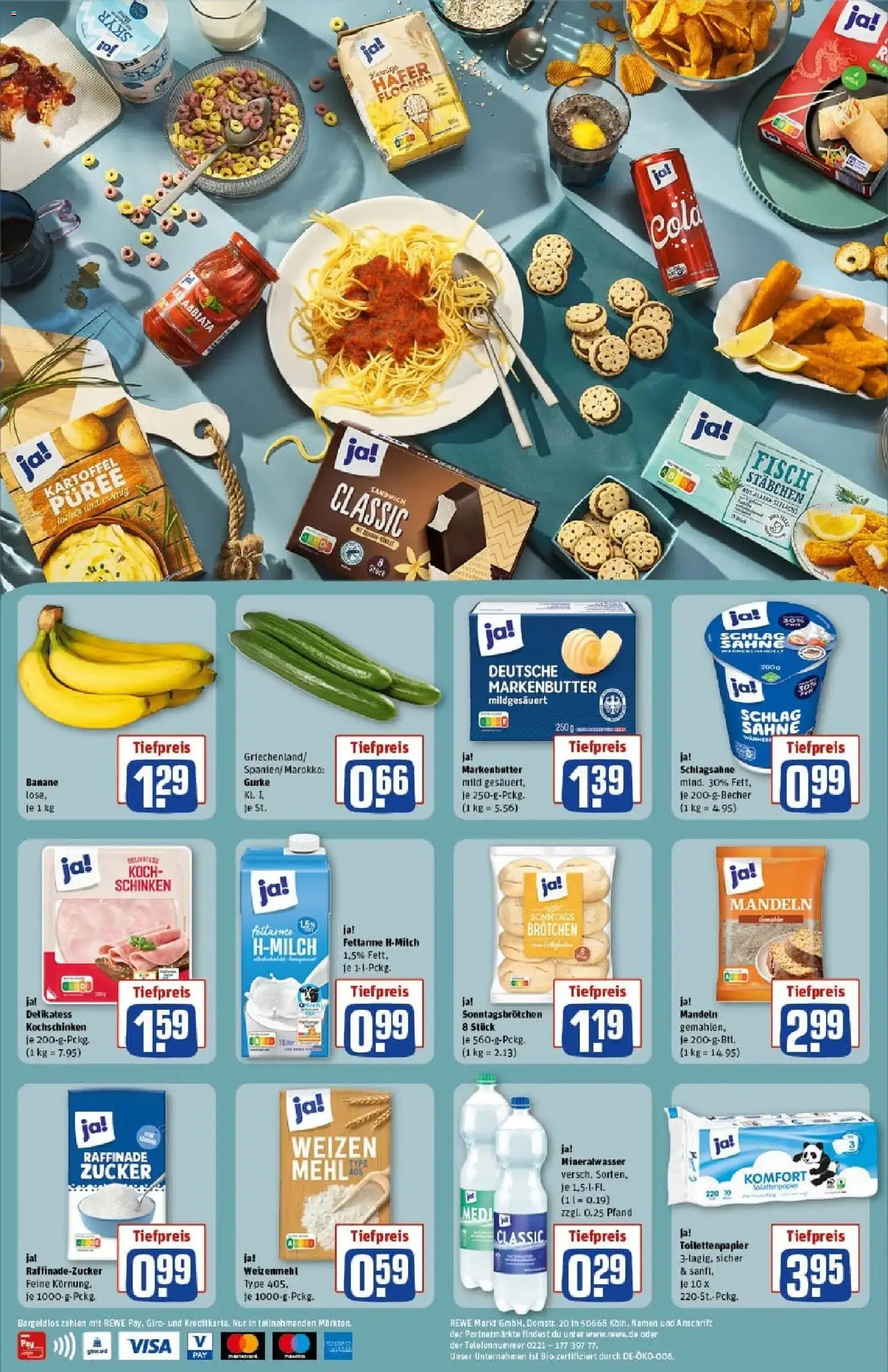 Rewe prospekt Lonnerstadt	 – gültig ab 23.11.2025 | Seite: 6 | Produkte: Butter, Skyr, Zucker, Toilettenpapier