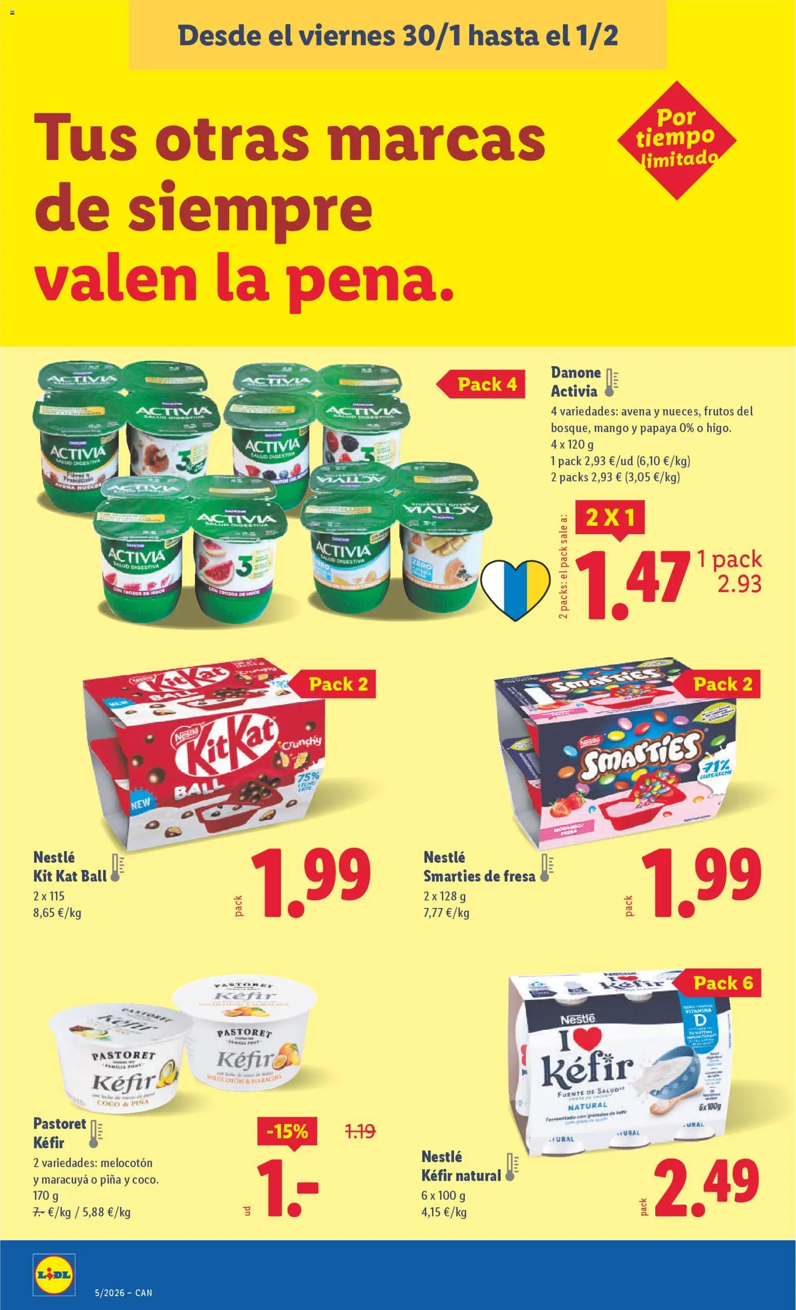 Lidl - Canarias │ válido desde el 26.01.2026 | Página: 38 | Productos: Τυρόπιτα, Piña, Ρούτερ
