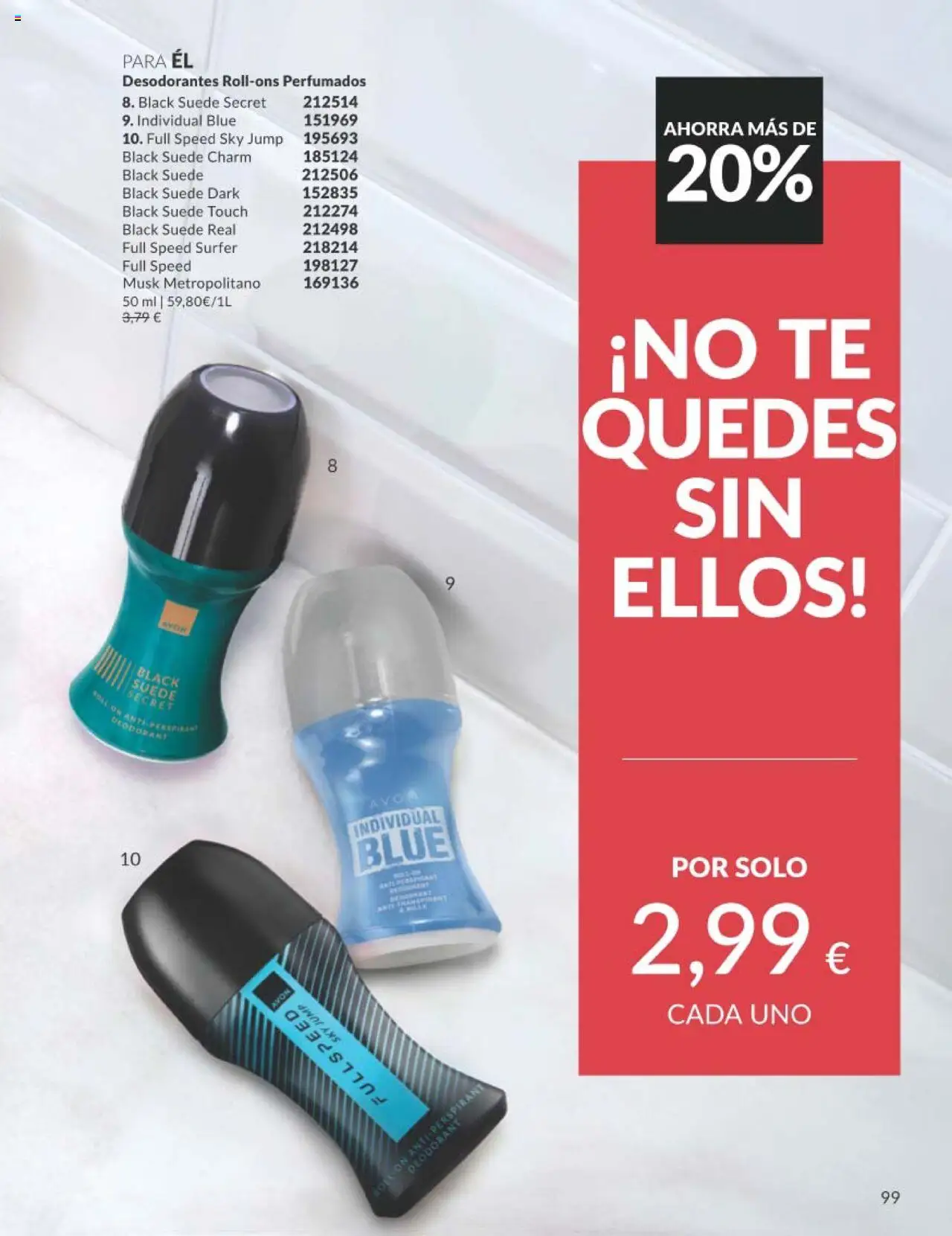 Catálogo AVON campaña 7 │ válido desde el 01.07.2025 | Página: 99 | Productos: Té