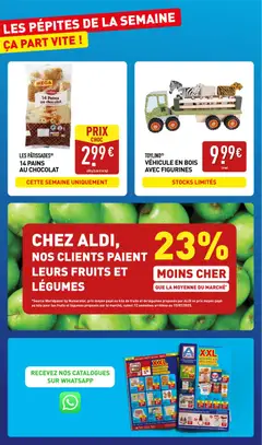 Aldi - Prévisualisation de Aldi catalogue semaine 45 valide à partir de 04.11.2025 | Page: 2 | Produits: Lardons, Chocolat, Figurines, Skyr