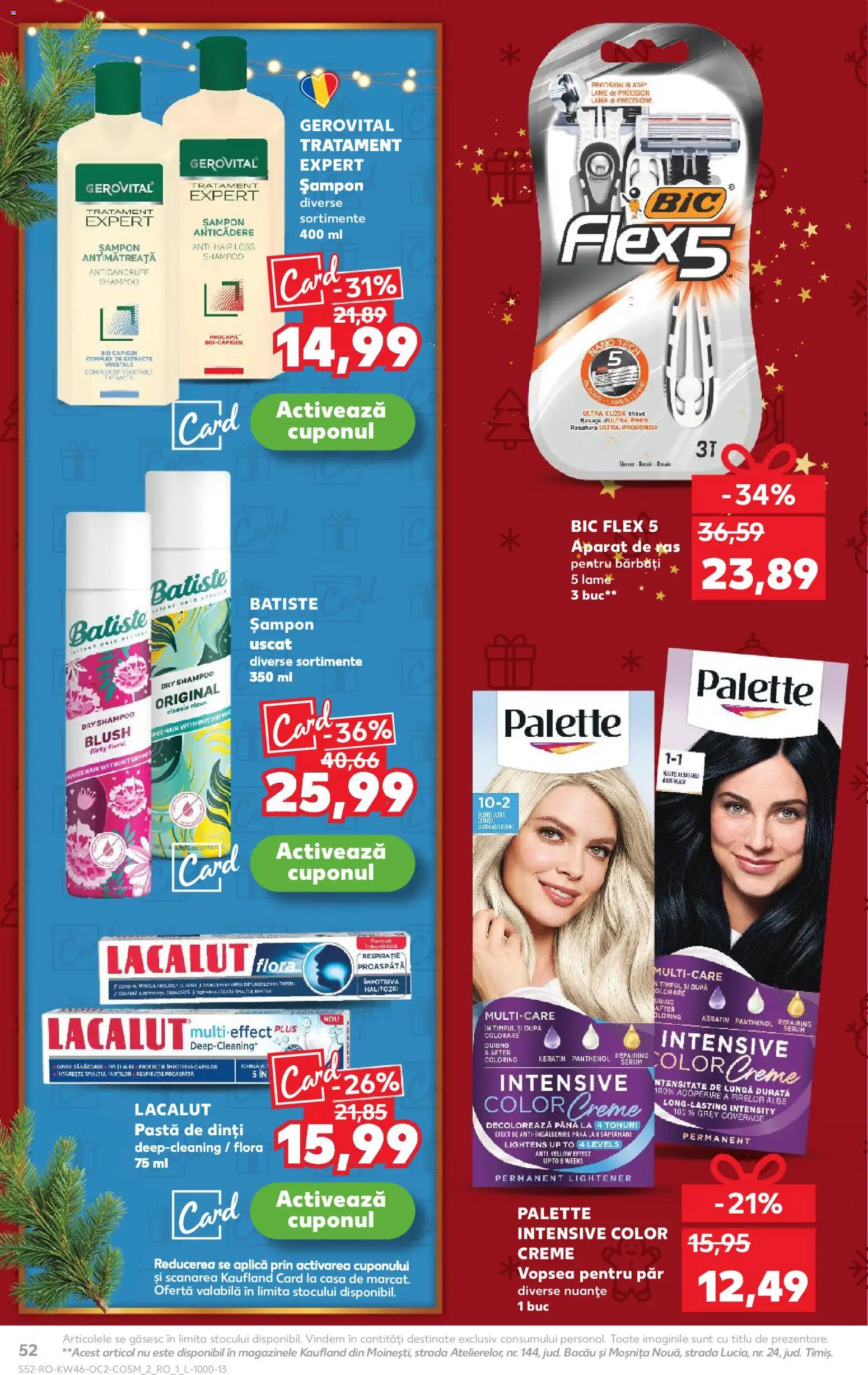 Noul catalog Kaufland – valabil de la 12.11.2025 | Pagină: 52 | Produse: Serum, Vopsea, Blush, Pastă de dinți