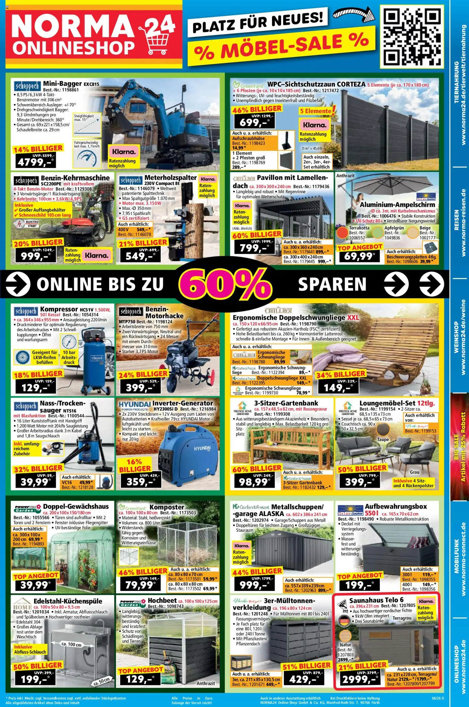 Norma Prospekt 	 – gültig ab 02.02.2026 | Seite: 19 | Produkte: Kabel, Hochbeet, Lattenrost, Liege