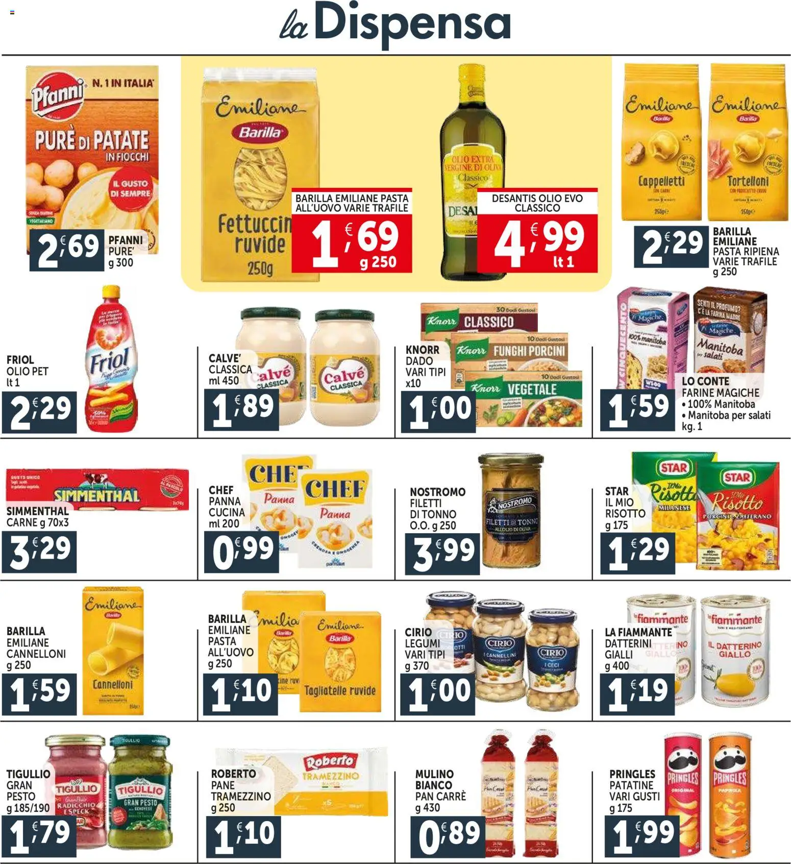 Volantino Decò del 27.03.2026 | Pagina: 10 | Prodotti: Tagliatelle, Funghi, Tonno, Tortelloni