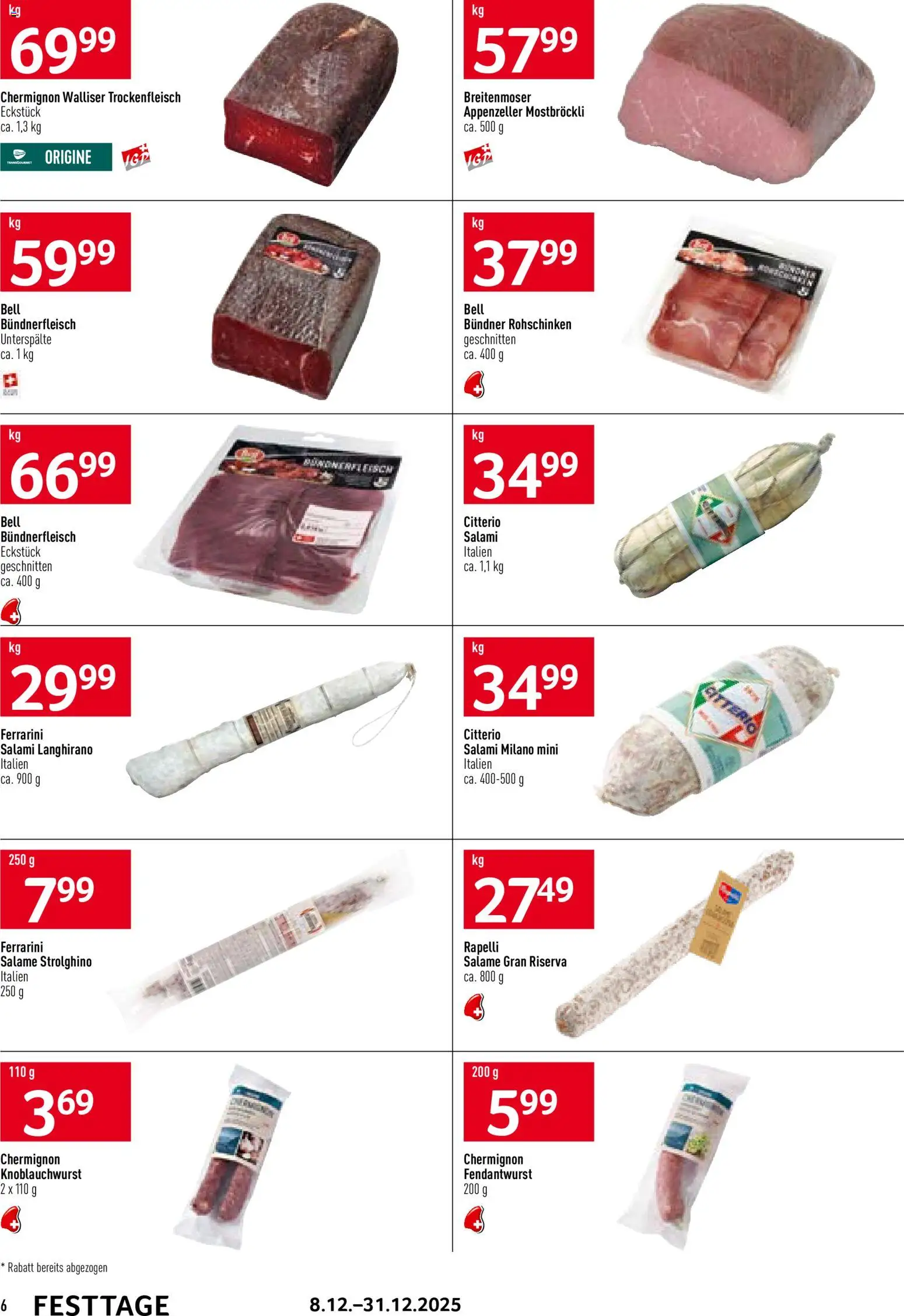 Prodega Aktionen Festtage – gültig ab 08.12.2025 | Seite: 6