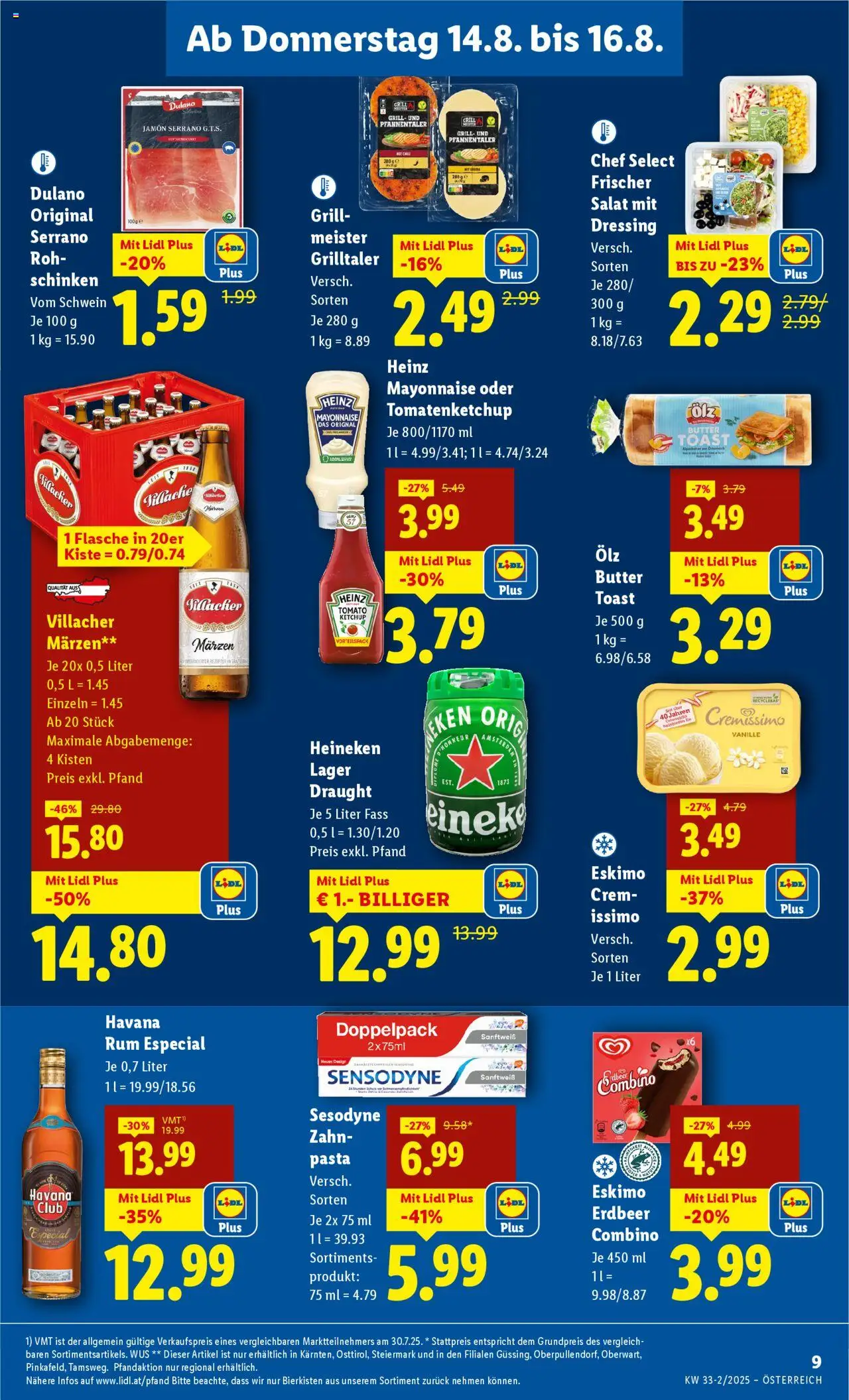 Lidl Flugblatt - Oberpullendorf, Güssing, Oberwart gültig ab 14.08.2025 | Seite: 11 | Produkte: Pasta, Ketchup, Mayonnaise, Butter