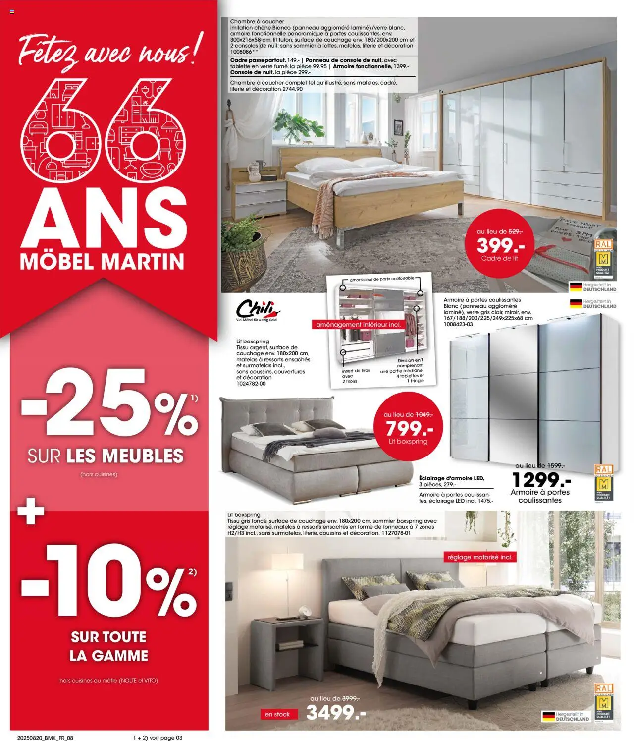  | Page: 8 | Produits: Tablette, Porte, Tiroirs, Cadre