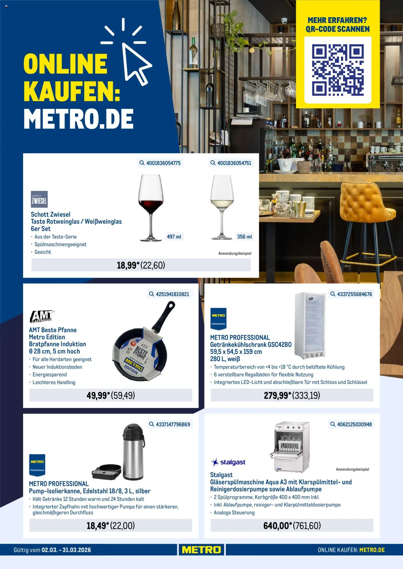 Metro Online: Highlights im März – gültig ab 02.03.2026 | Seite: 1 | Produkte: Tür