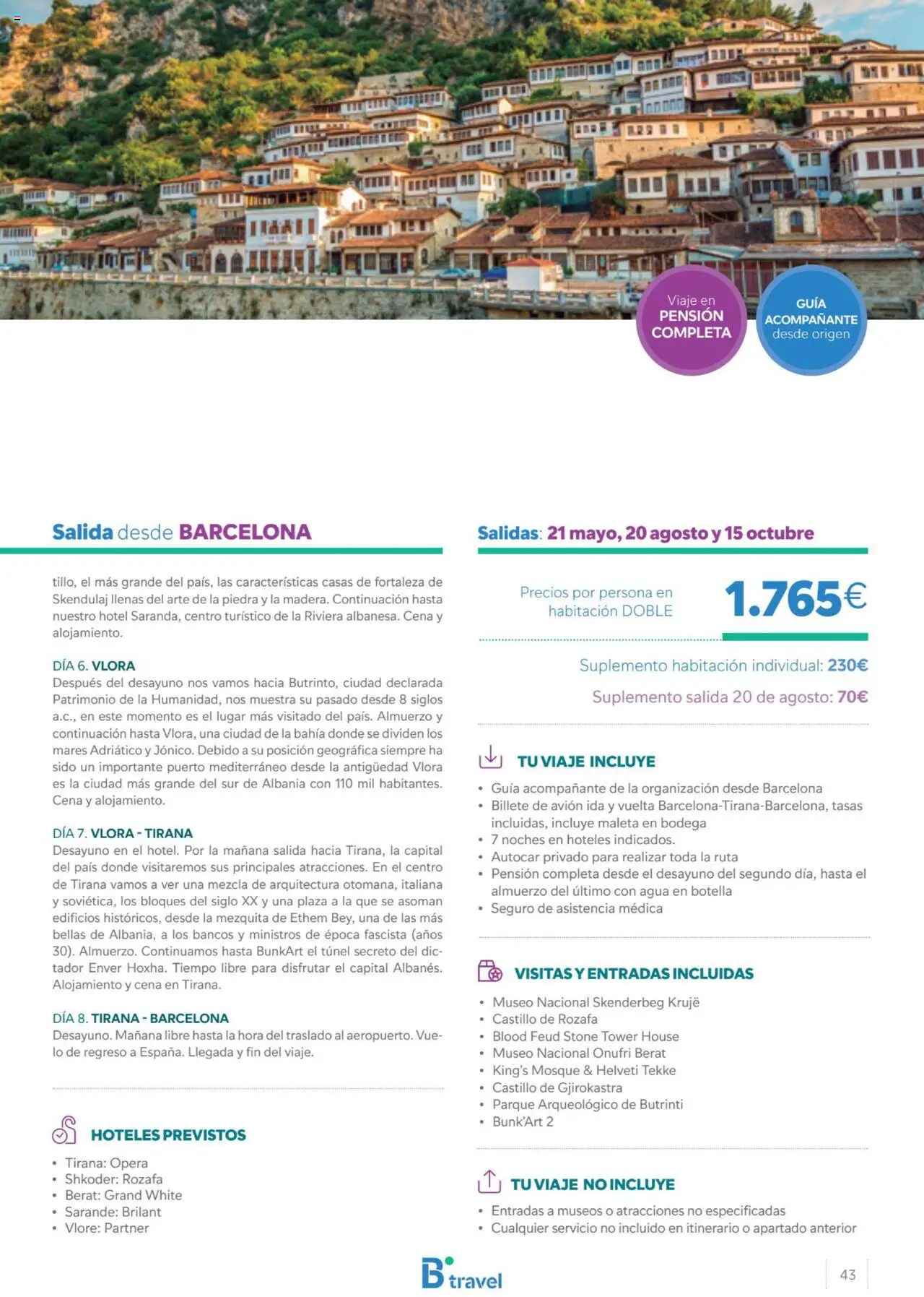 B the travel brand Viajeros Expertos 2025 │ válido desde el 30.09.2024 | Página: 43 | Productos: Maleta