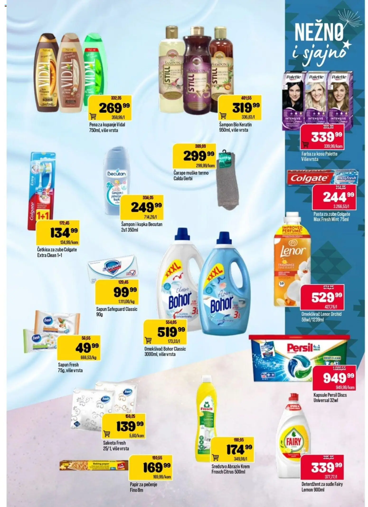 Podunavlje katalog - važi od 03.12.2025 | Strana: 11 | Proizvode: Lenor, Kapsule, Čarape, Četkica za zube