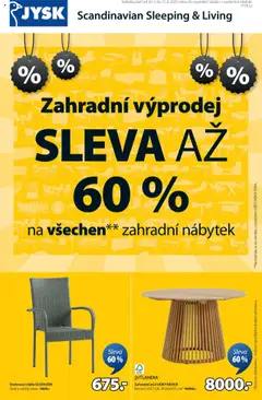 Náhled letáku JYSK leták - Záhradní výprodej od 30.07.2025