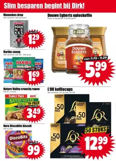 Dirk folder week 18 - Voorbeeld van een folder van Dirk, geldig van 29.04.2026 | Pagina: 18 | Producten: Snoep, Zak, Kinder, Repen