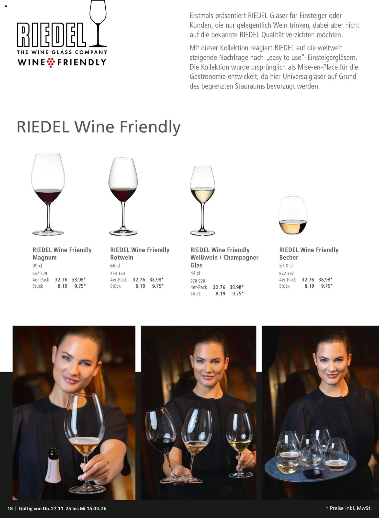 Selgros Kochen & Servieren – gültig ab 27.11.2025 | Seite: 18 | Produkte: Weißwein, Rotwein, Wein