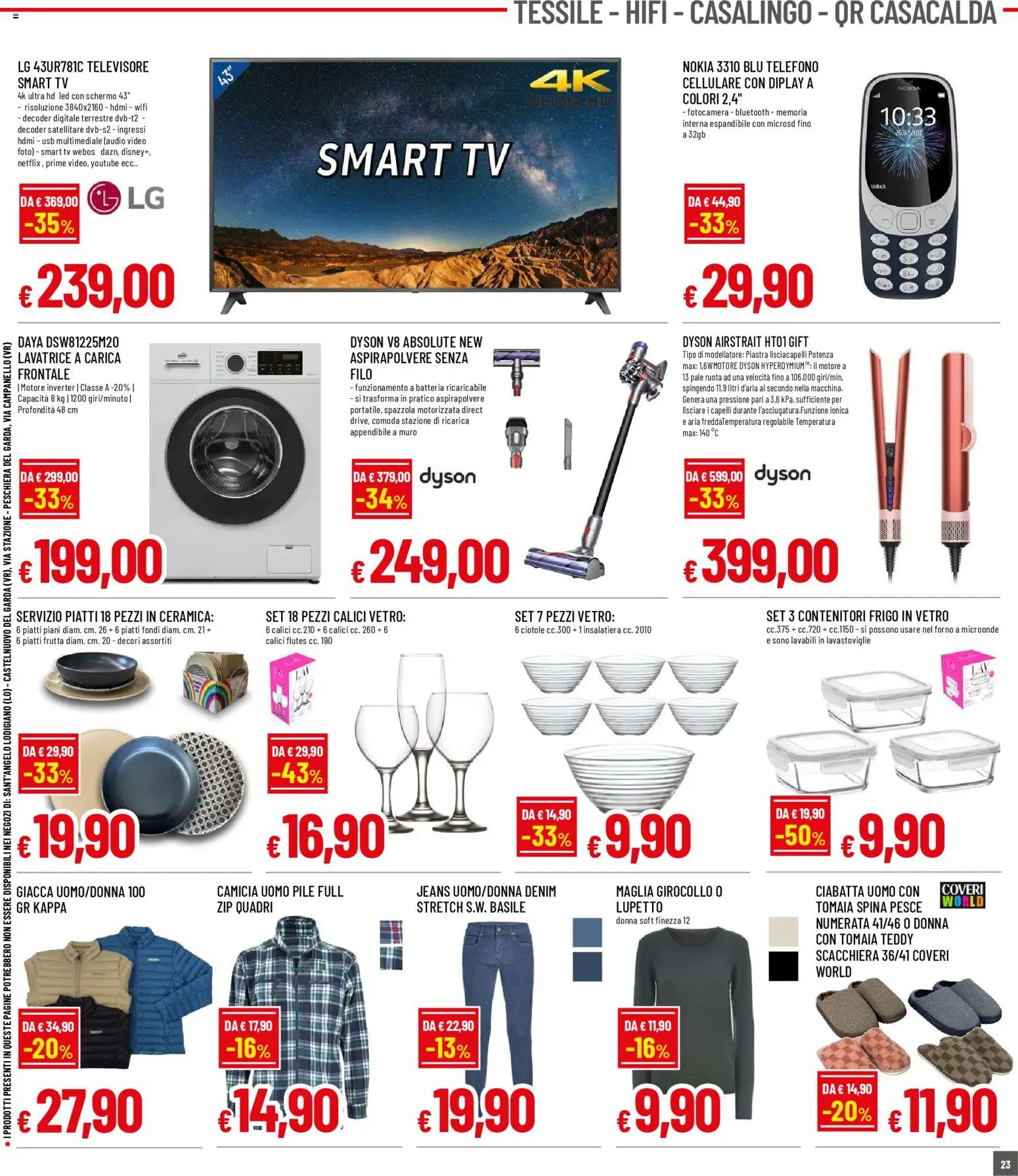 Volantino Galassia del 30.10.2025 | Pagina: 23 | Prodotti: Pile, Frutta, Jeans, Forno