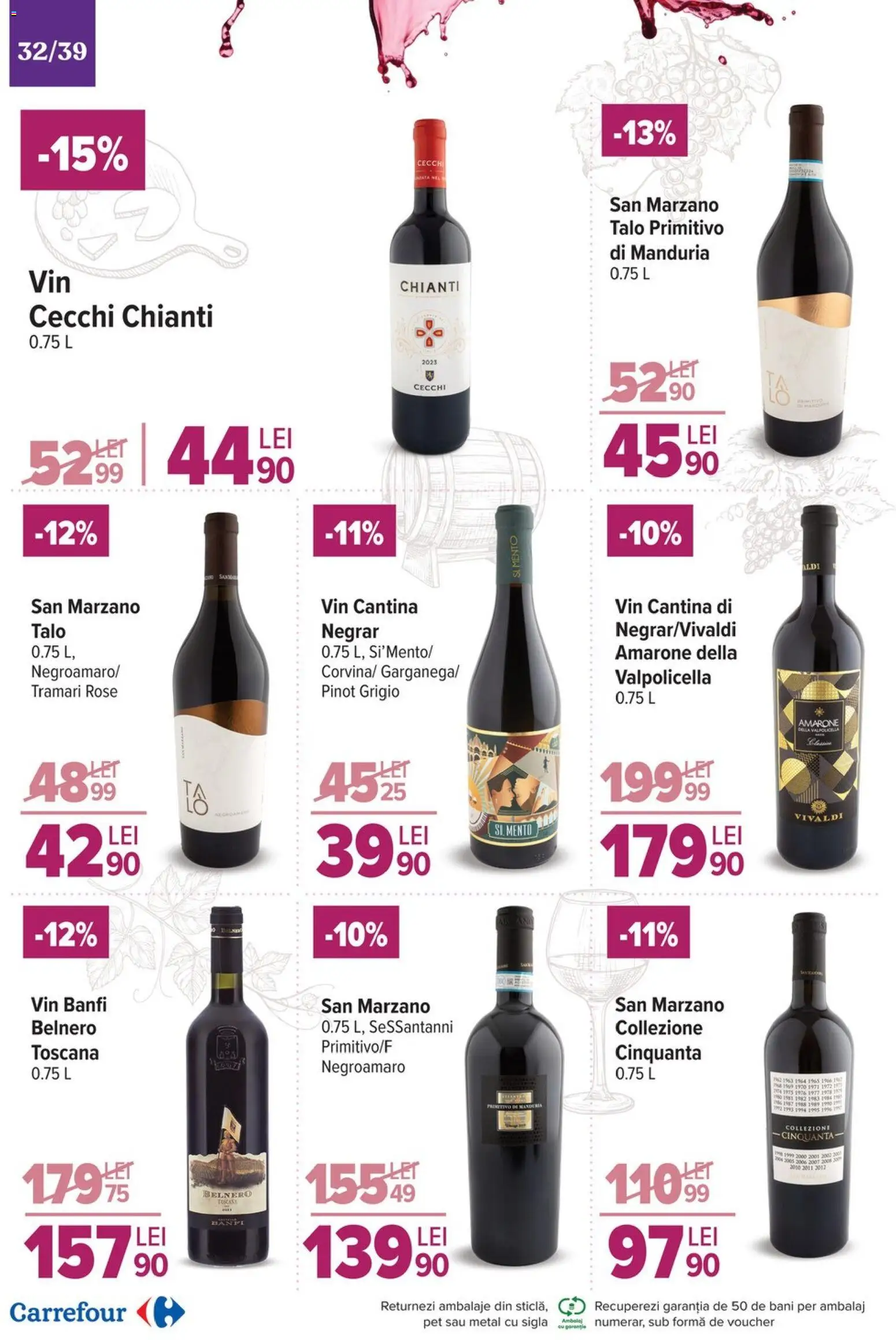Noul catalog Carrefour – valabil de la 19.11.2025 | Pagină: 32 | Produse: Vin