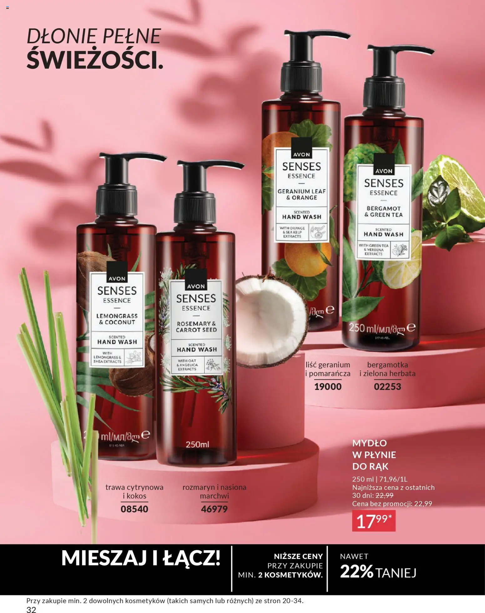 Avon Katalog mini od 16.02.2026 | Strona: 32 | Produkty: Mydło w płynie, Nasiona, Herbata, Mydło