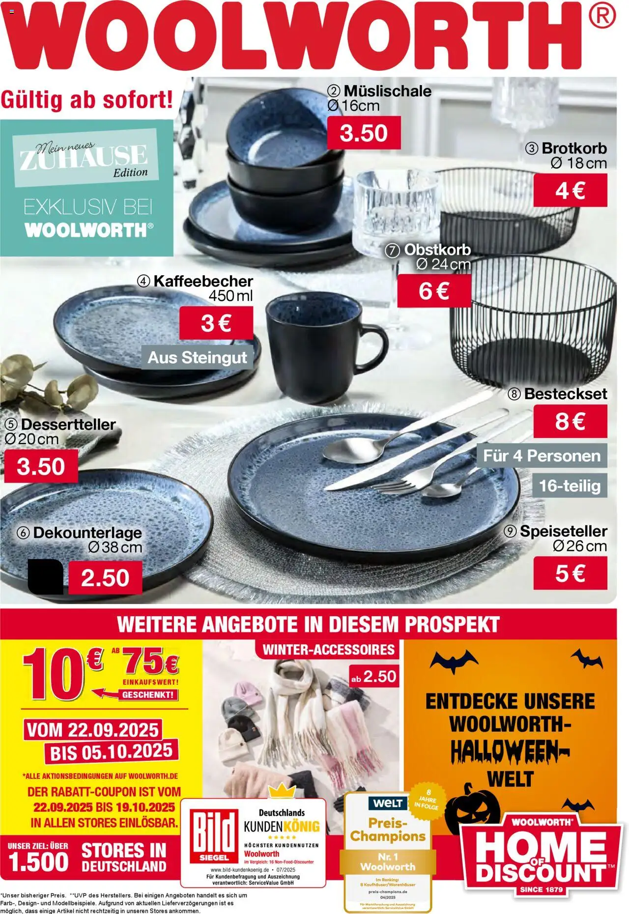 Woolworth Prospekt 	 – gültig ab 01.10.2025 | Seite: 1