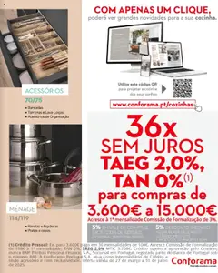 Pré-visualização Conforama folheto válido de 27.03.2025 | Página: 5 | Produtos: Copos, Pratos, Banco