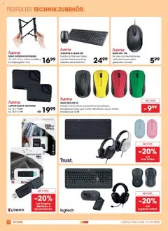 Libro Flugblatt gültig ab 14.08.2025 | Seite: 12 | Produkte: Maus, Tastatur, Kabel, USB