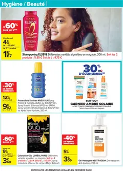 Carrefour - Prévisualisation de Carrefour catalogue semaine 12 valide à partir de 17.03.2026 | Page: 59 | Produits: Filtre, Gel nettoyant, Coloration, Shampooing