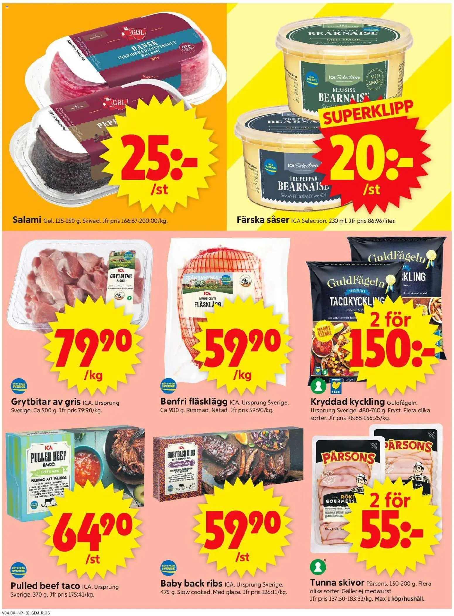 ICA Supermarket reklamblad aktuell från 19.01.2026 | Sida: 8 | Produkter: Gem, Galler, Peppar, Smör