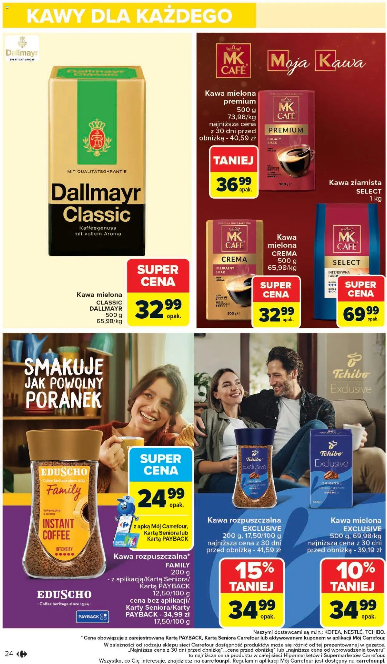 Carrefour Gazetka od 20.10.2025 | Strona: 26 | Produkty: Karta, Kawa ziarnista, Kawa rozpuszczalna, Tchibo
