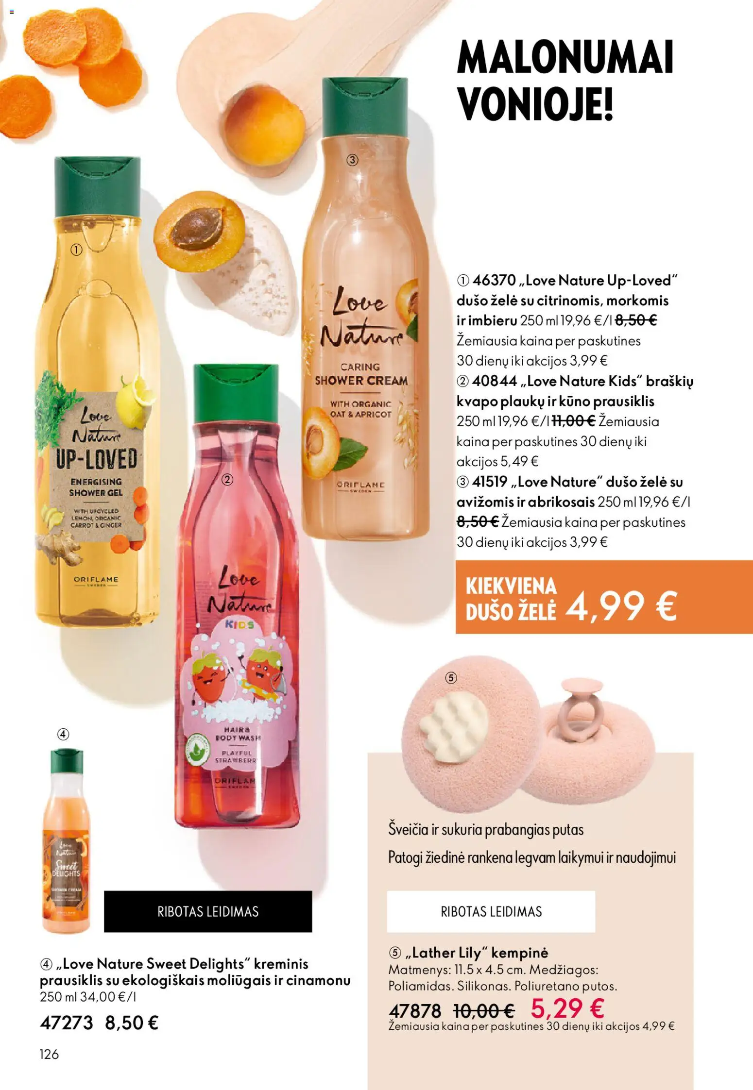 Oriflame akcijos nuo 31.12.2025 | Puslapis: 126 | Prekių: Dušo želė, Prausiklis