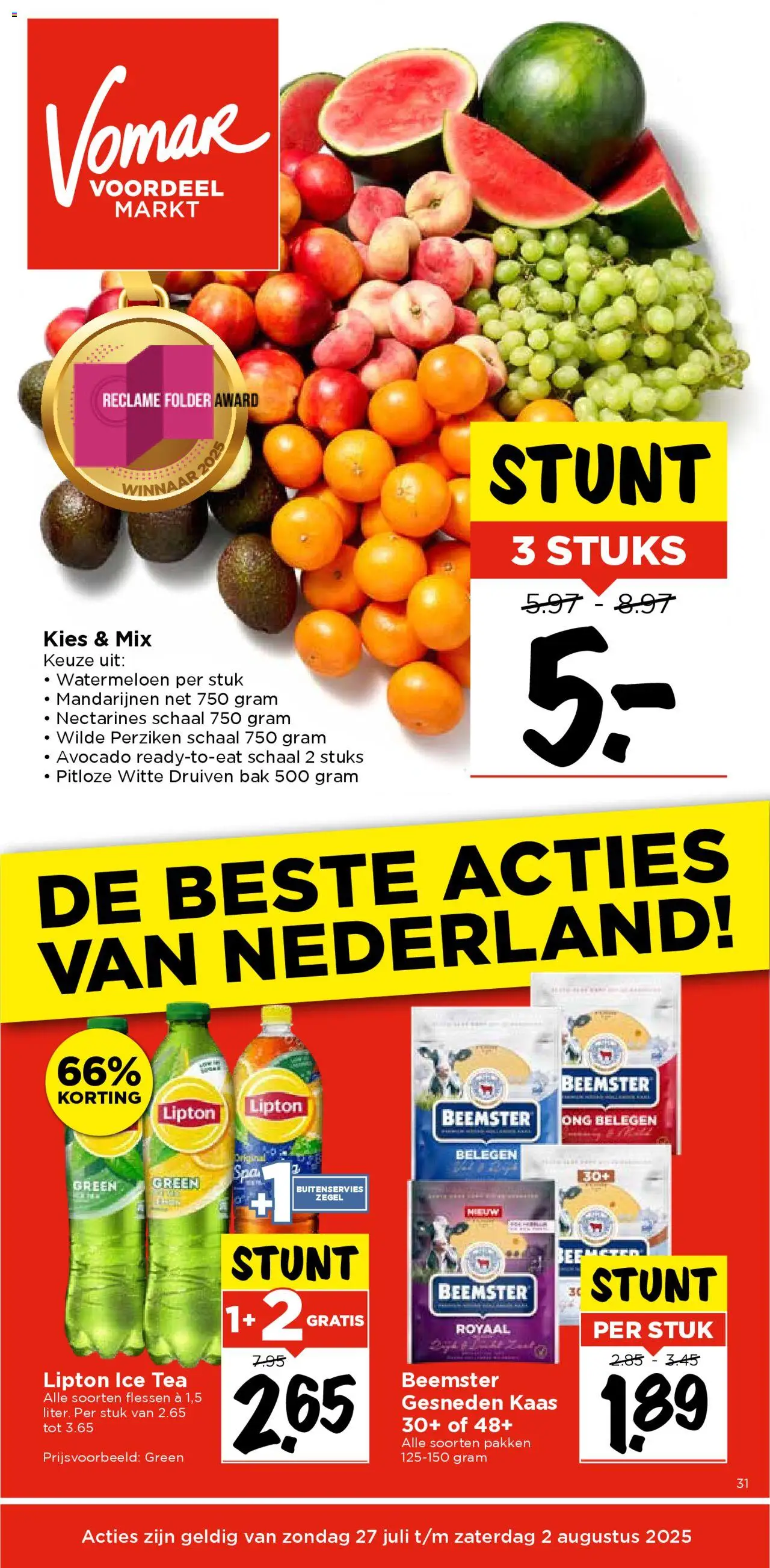  | Pagina: 1 | Producten: Avocado, Kaas, Schaal, Watermeloen