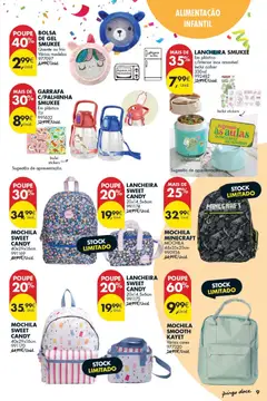 Pré-visualização MOCHILA SWEET CANDY, 40x29x16cm 991169 válido de 17.02.2026 | Página: 9 | Produtos: Mochila, Bolsa, Microondas
