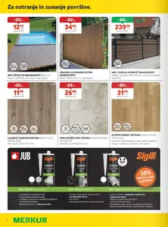 Merkur katalog akcije – veljaven od 04.03.2026 | Stran: 20 | Izdelki: Ograja, Kava, Lepilo, Barva