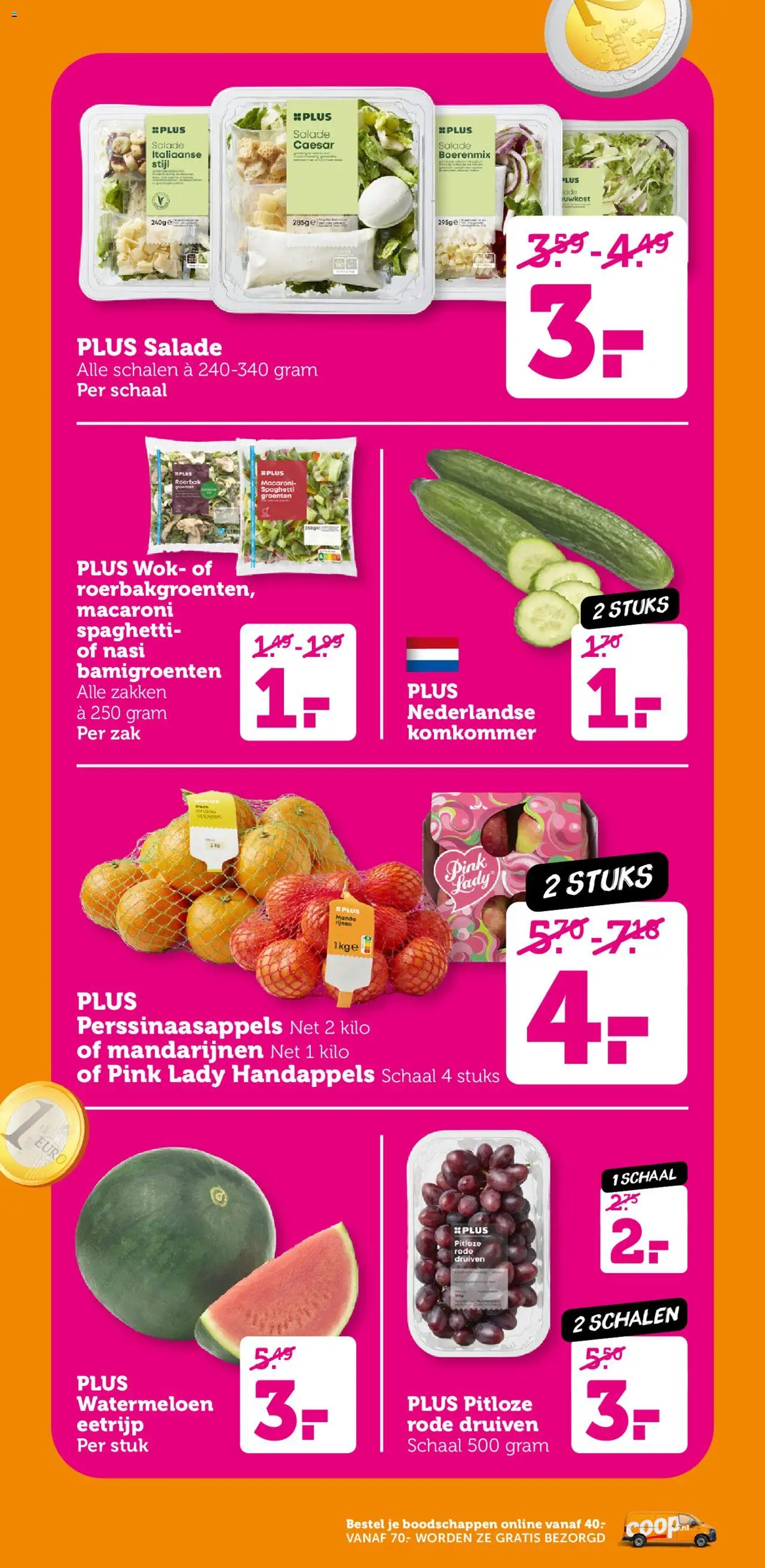  | Pagina: 5 | Producten: Komkommer, Mandarijnen, Watermeloen, Druiven